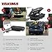 Yakima EXO SwingBase Hitch Base Rack & EXO GearLocker Vehicle Rooftop Cargo Carrier Box, Black - Car Storage Accessories for Travel and Camping