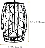 Vista 2 de SOLUSTRE Cesta de almacenamiento de café para cápsulas de café, estante de almacenamiento, soporte para cápsulas de café, soporte para cápsulas