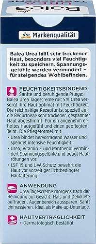 Balea Urea Day Cream 1 x 50ml, 50 ml (Pack of 1) - Image 3