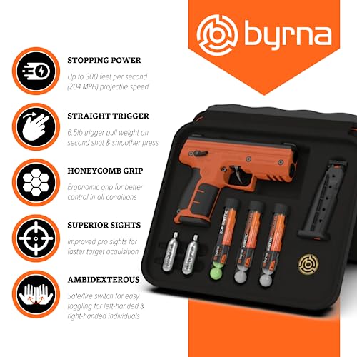 Image of Byrna SD [Self Defense] Pepper Ultimate Bundle - Pepper Spray, Non Lethal, Less Lethal Pepper Launcher, Home Defense, Personal Defense | Proudly Assembled in the USA