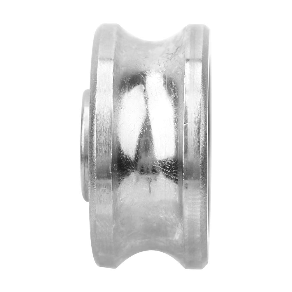 Cojinete De Guía De Pista U Groove Sg25 Cromo | Cuotas Sin Interés