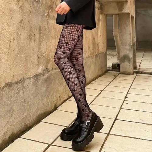 Image of Women Sexy Fishnet Stockings Lace Stockings Black Fish Net Tights Pantyhose Sexy Fishnet Tights (Standard, Black 4)