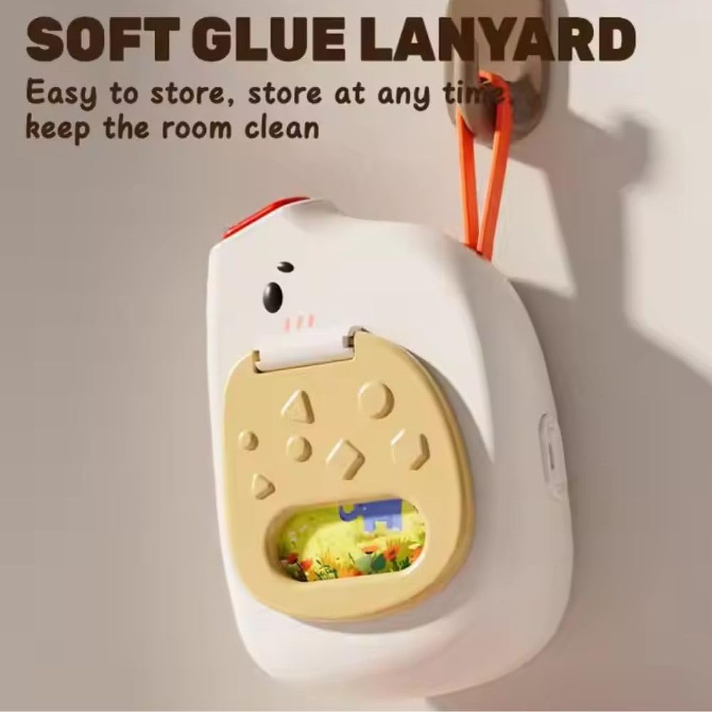 BLiSS HUES Busy Cube for Kids Montessori Toy Sensory Busy Board Travel Toy for Toddlers (Phone Busy Cube) - Image 5 thumbnail