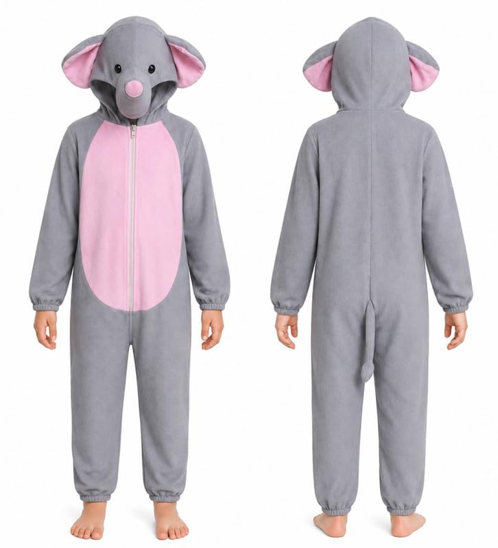 Image of Animal Costume for Kids | Plush Fancy Dress Costume for Boys & Girls |School Fancy Dress, Annual Day, Jungle Theme, Role Play, Halloween & Birthday Party