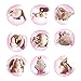 FSFHSJ Funny Squishy Bunny Toys, Squeeze Rabbit Toy, Stretchy and Squishy Bunny Toy , Pink Muscle Animal Figure Toys for Kids and Adults, Sensory Stress Relief Toy for Children and Adults.