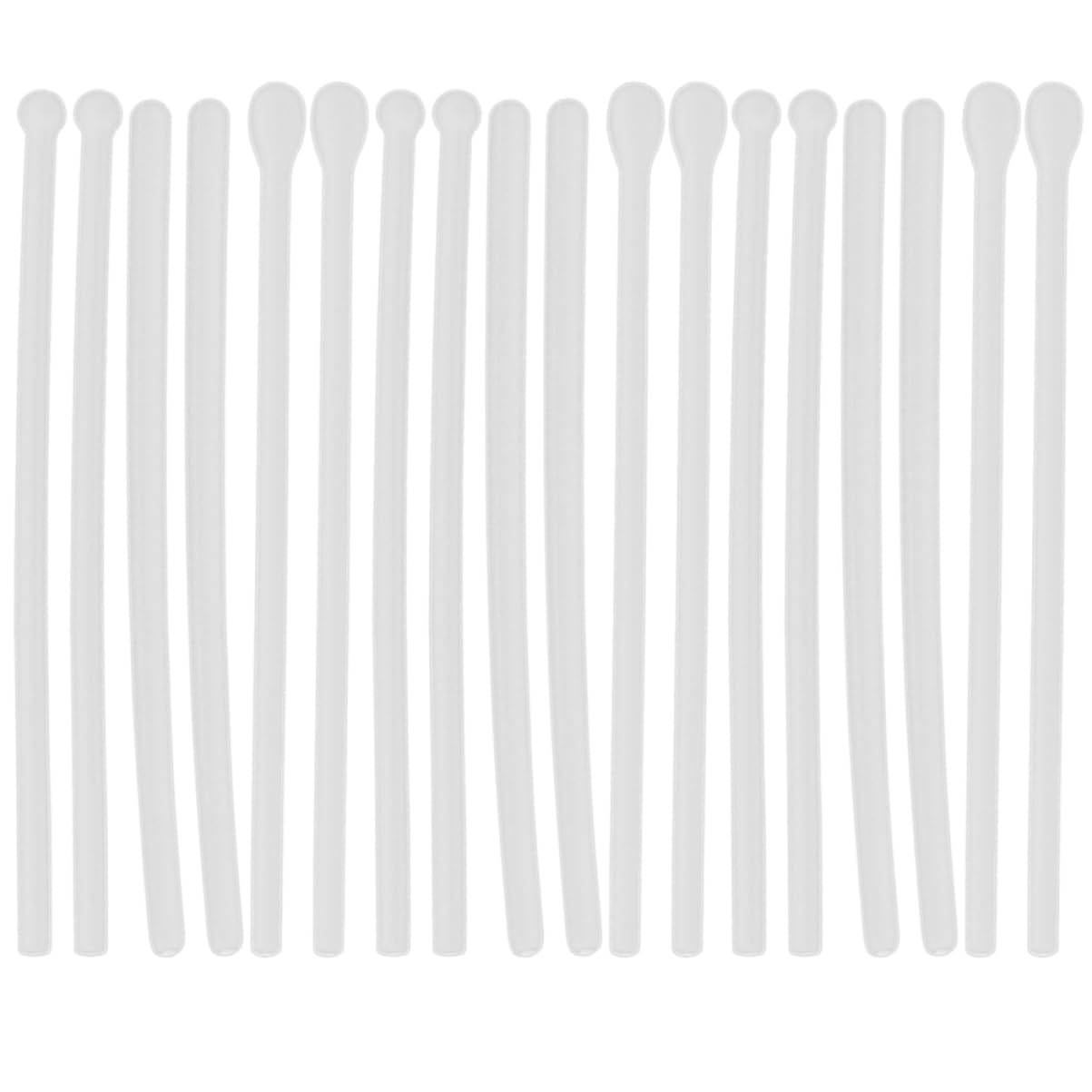 Healeved 60 Paires Couvre-Jambes de Lunettes Support Lunette Range Lunettes Couvre-Lunettes Pratiques Lunettes de Soleil métalliques Coussinets d'oreille en Silicone pour Lunettes Blanche