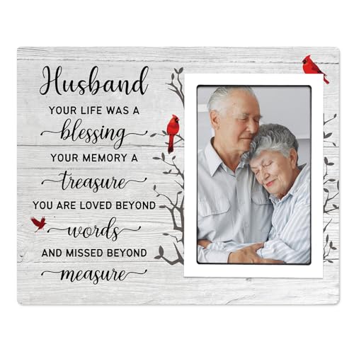 Memorial Photo Frame for Loss of Husband