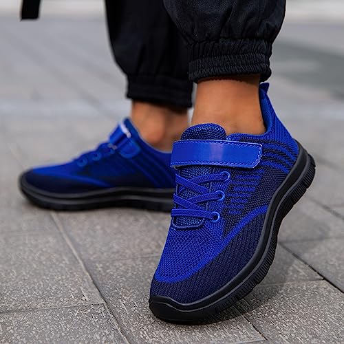 IWIHMIV Kids Walking Shoes Tennis Running Shoes Outdoor Breathable Lightweight Non-Slip Athletic Shoes for Boys Girls4