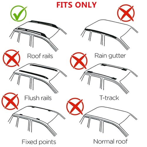 Barras transversales techo baca universal ajustable 120cm para equipaje coche 5