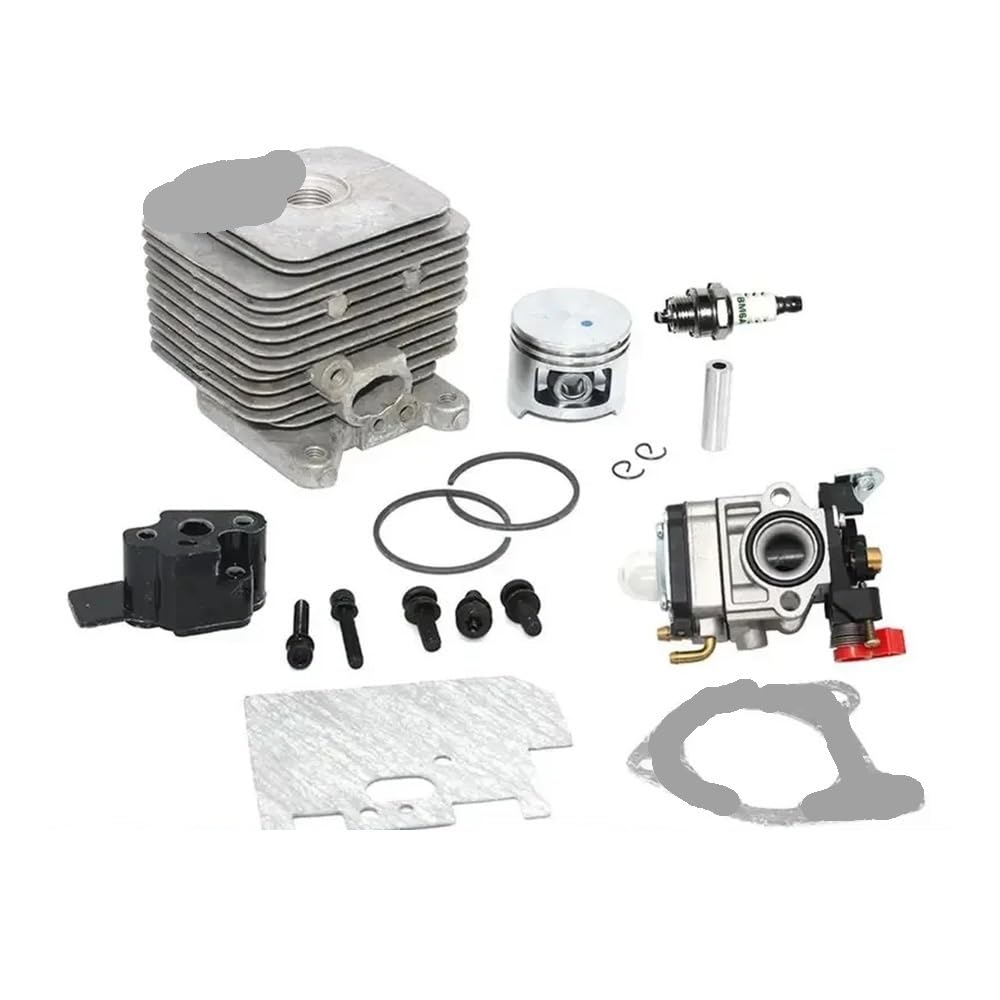 Kit cilindro pistone adatto for decespugliatore, motocoltivatore, soffiatore a zaino da 30 cc