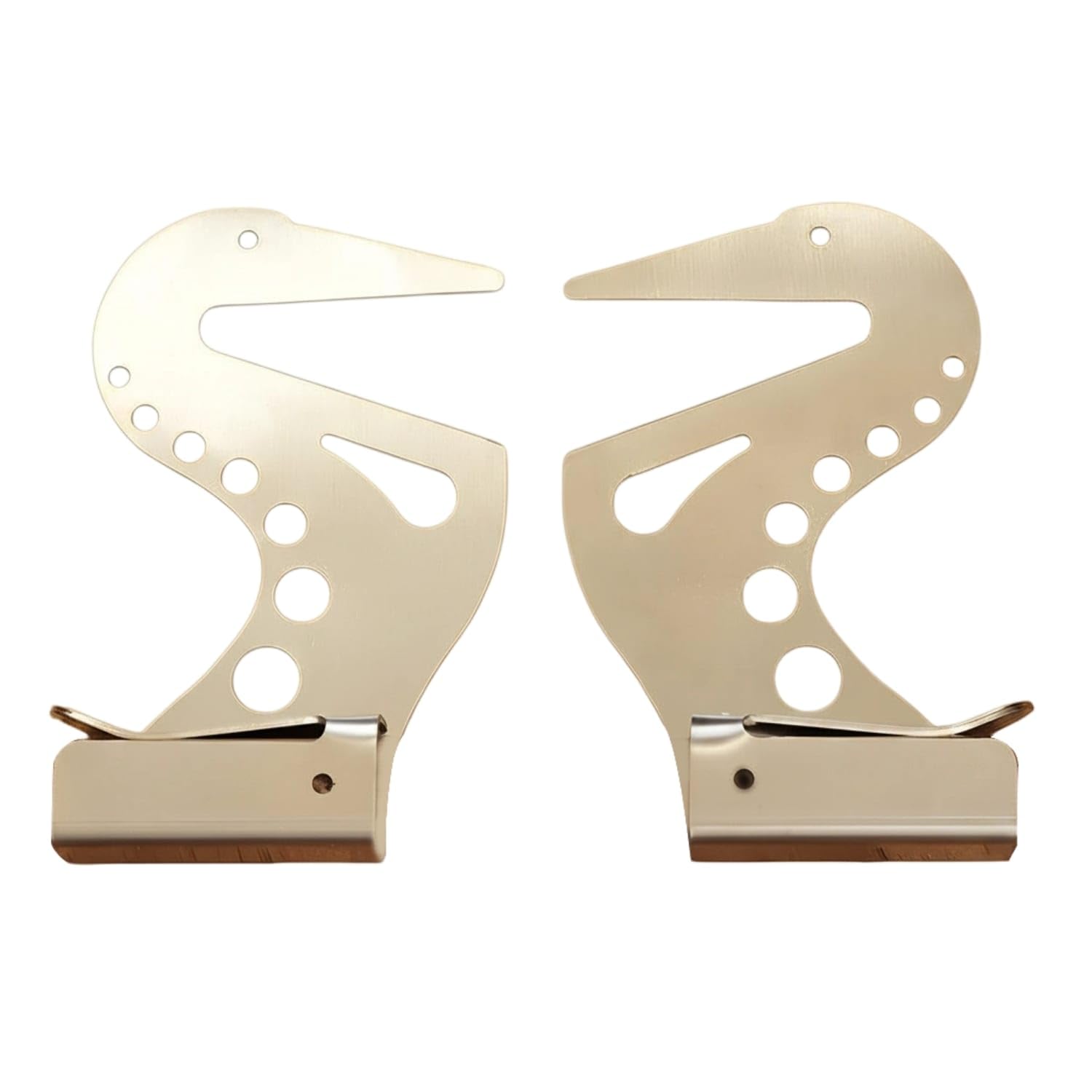 Adjustable Artist Hand Rest Bridge Curved Metal Artist Bridge Hand Rest Clamp Brackets Art Supply Round Adjustment Holes for Artists, Drawing, Artistic Armrest-image-34