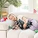 Karister 7Pcs Giant Dark Green Dragon Plush Toy, 21.7