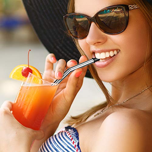 Cannucce Riutilizzabili Pieghevoli in Acciaio