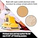 Dura-Gold Premium 1/2 Sheet Gold Sandpaper Sheets, 150 Grit (Box of 16) - Wood Furniture Woodworking - 4.5