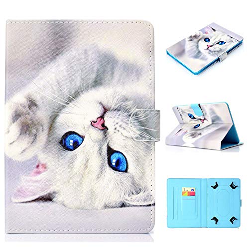 RLTech Coque pour LNMBBS X30-10.1 Pouces Étui Universel Stand Coque pour LNMBBS X30/UNNU 10 Pouce/UCSUOKU 10 Pouce/MDY 10 Pouce, Chat
