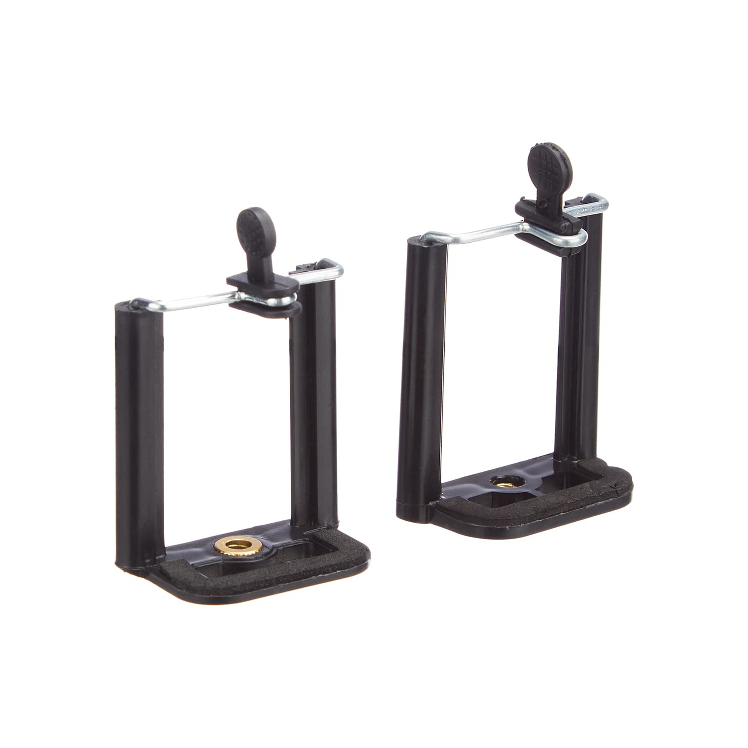 Amazon Basics Mobile Holder with Adjustable Bracket for Tripods with 1/4-inch-20 Mounting Screw, Compatible with Smartphones, Ideal for Videographers and Photographers (Pack of 2) (B0BY2MRXWG) Amazon Price History, Amazon Price Tracker