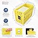 BCW Short Comic Book Bin | Holds 150 Comics | Stackable Plastic Storage | Acid-Free Organizer | Yellow, Single