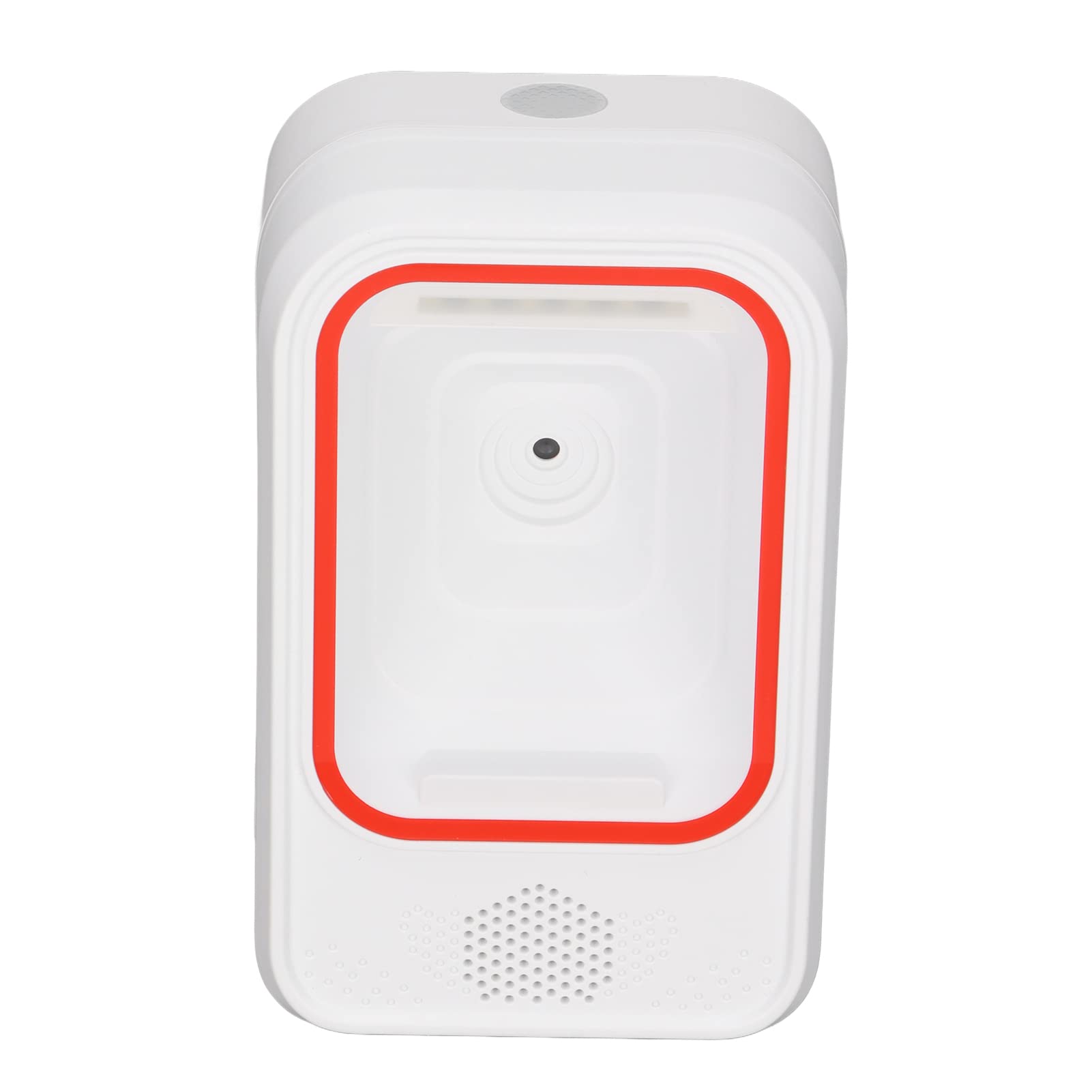 2D-Barcode-Scanner, Kabelloser Desktop, Automatischer Freihändiger 1D-QR-Code-Leser, USB 2,4 G BT, Kabelgebunden, für Supermarkt, Lagerhaus, Geschäft, Kompatibel mit XP 7 8 10 OS X, 2000 MAh