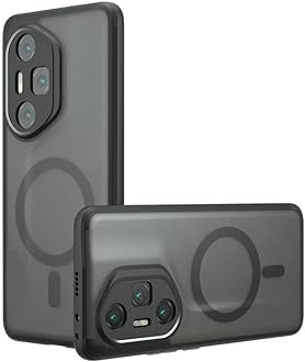 Compatible with Honor Power Case Cover,Compatible with MagSafe,Compatible with Honor Power DVD-AN00 DVD-AN80 Built-in Magnetic Anti-Shock Cell Phone Case Black