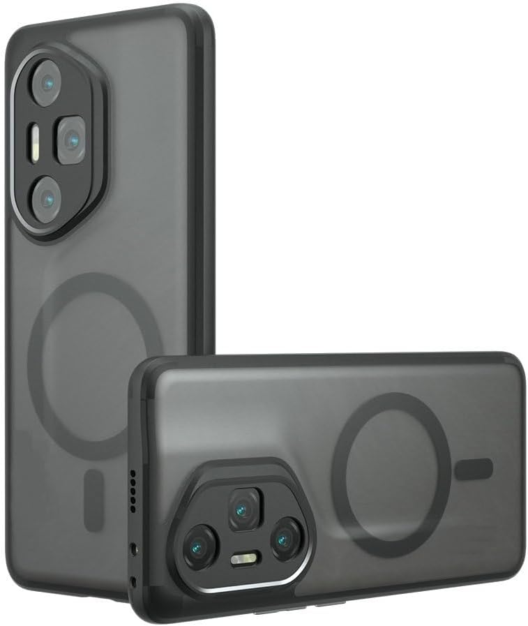 Compatible with Honor Power Case Cover,Compatible with MagSafe,Compatible with Honor Power DVD-AN00 DVD-AN80 Built-in Magnetic Anti-Shock Cell Phone Case Black