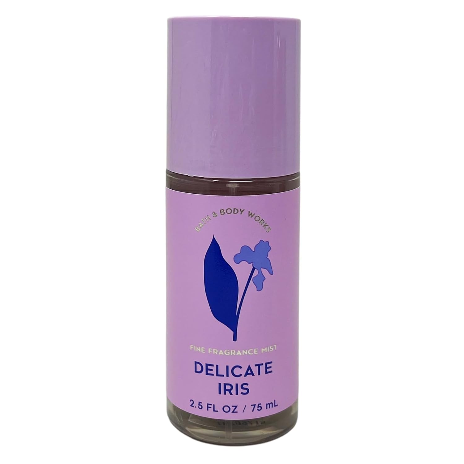 Bath & Body Works Delicate Iris 2-Pack Mini Fragrance Mists with a Natural Oats Sample Soap - Travel Size