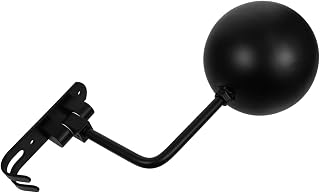 LABRIMP 1Pc Stainless Steel Motorcycle Helmet Rack Wall-mounted Storage Stand with Extra Space for Small Items Suitable for Various Helmet Types and Home Organization