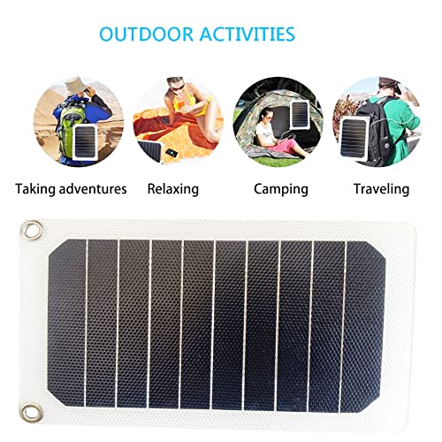Panel solar de 5W 6V con extractor de doble ventilador impermeable 6