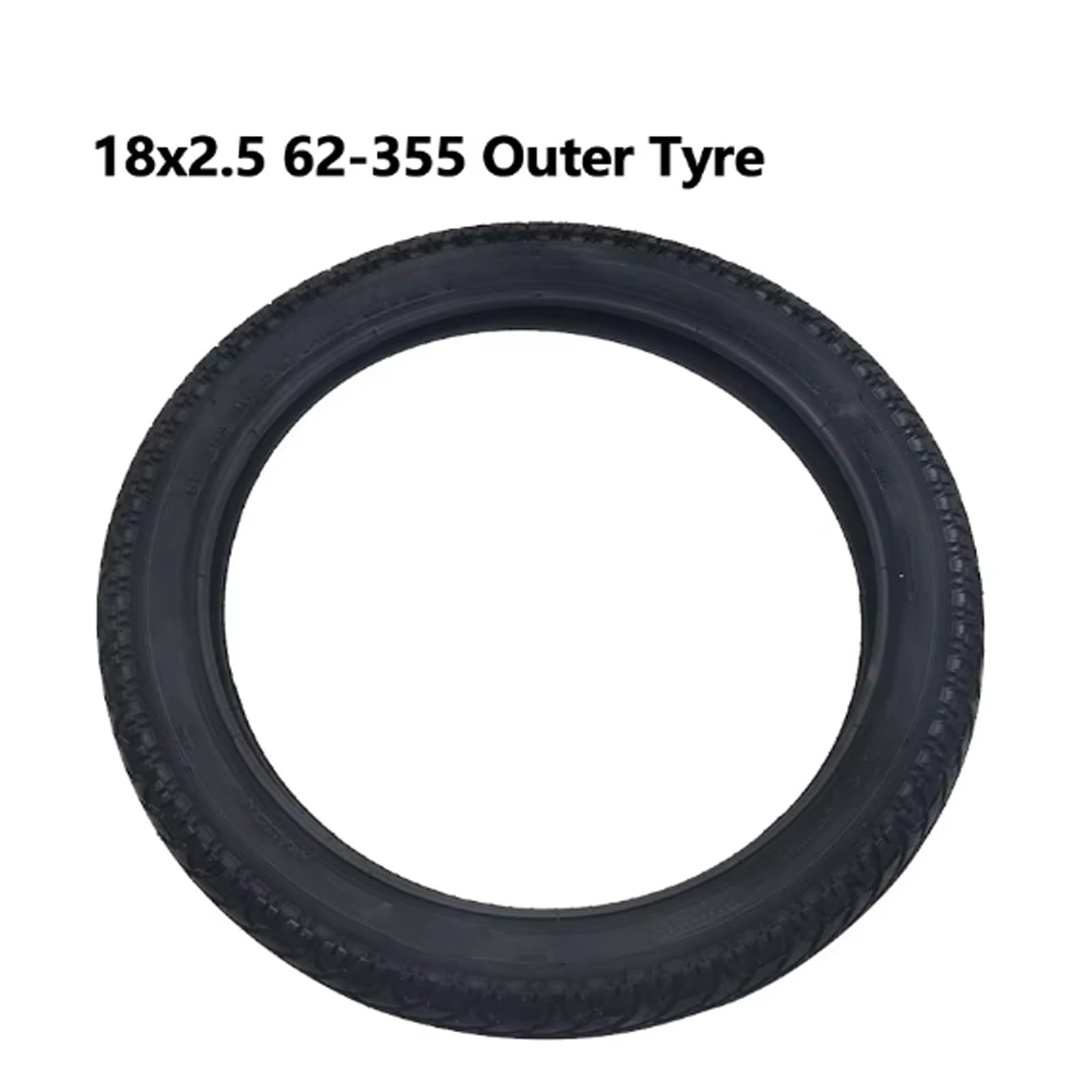 Type de chambre à air de pneu de moto tout-terrain 2,50 x 18, chambres à air de pneu de moto chambres à air en caoutchouc 2,50-18 avec remplacement de tige droite TR4 for moto tout-terrain(1pc)