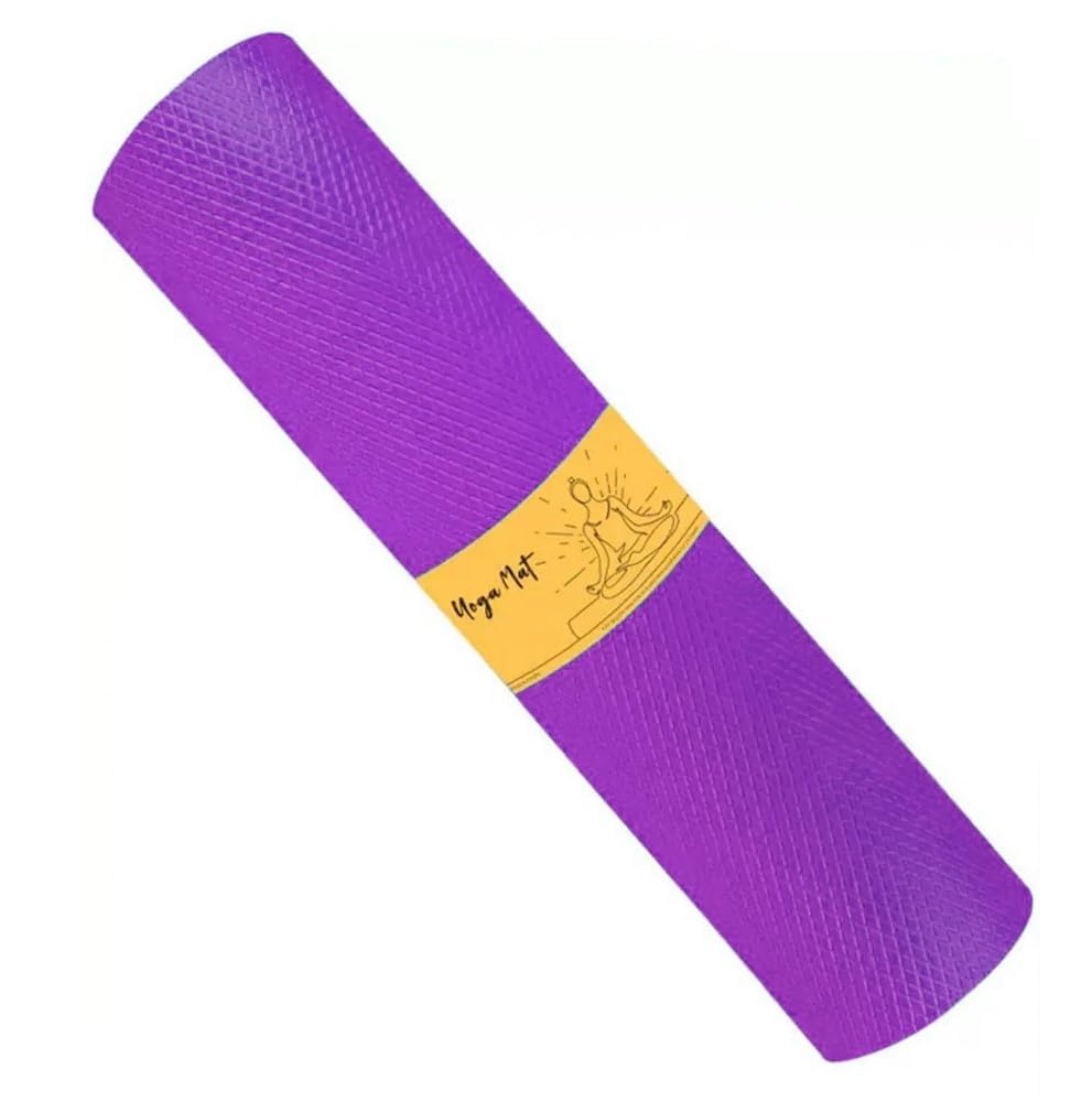 Mommers 4mm Yoga Mats|Gym Mats for Home Workouts|Yoga Mats for Women and Men 6x2 Feet - Purple (B0CVY1H197) Amazon Price History, Amazon Price Tracker