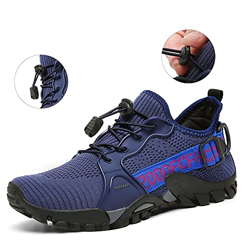 Image of ABAO Hiking Shoes Men Women Outdoor Sports Shoes Non-Slip Breathable Sneakers Low Top Walking Shoes for Outdoor Trailing Trekking Walking Climbing Travel Lightweight