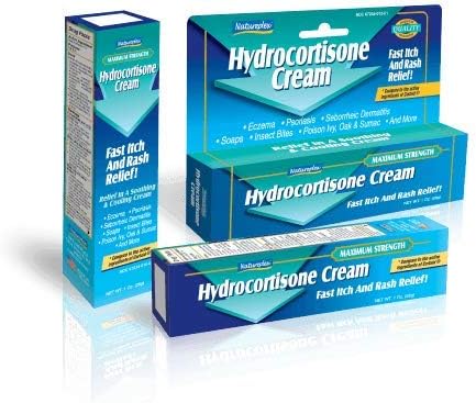 Miniatura 2 de Crema de hidrocortisona para aliviar la picazón y las erupciones rápidas, paquete de 6