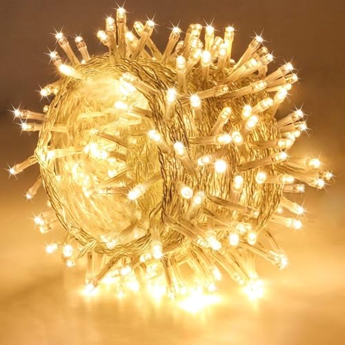 Image of XERGY String Ladi Lights - 60 Ft Warm White Decorative LED String Light | Fairy Lights for Home, Garden, Wedding, Party & Festival Decoration