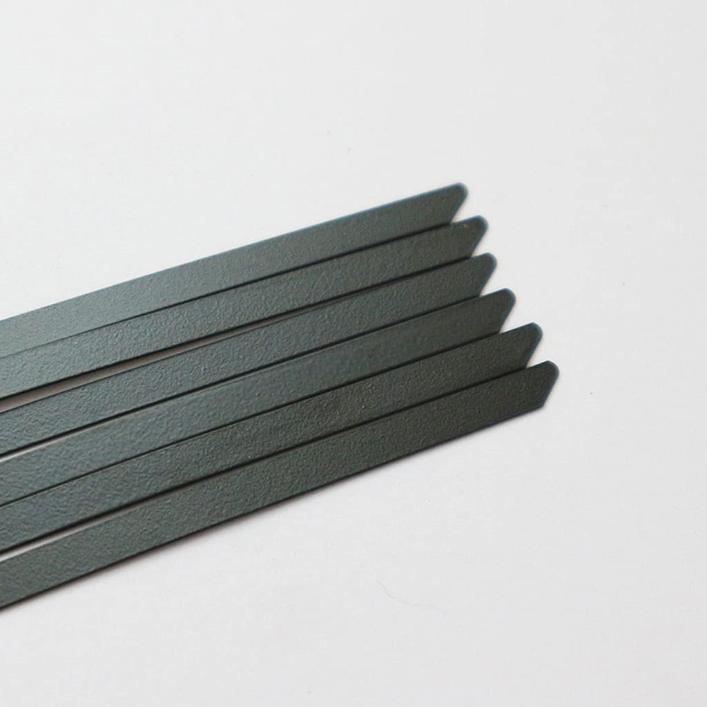 Opaski do roślin, opaski kablowe ze stali nierdzewnej, opakowanie 25, 4,6 x 100-700 mm, uniwersalne zapięcie na zamek błyskawiczny i osłona wydechowa (4,6 x 600 mm)