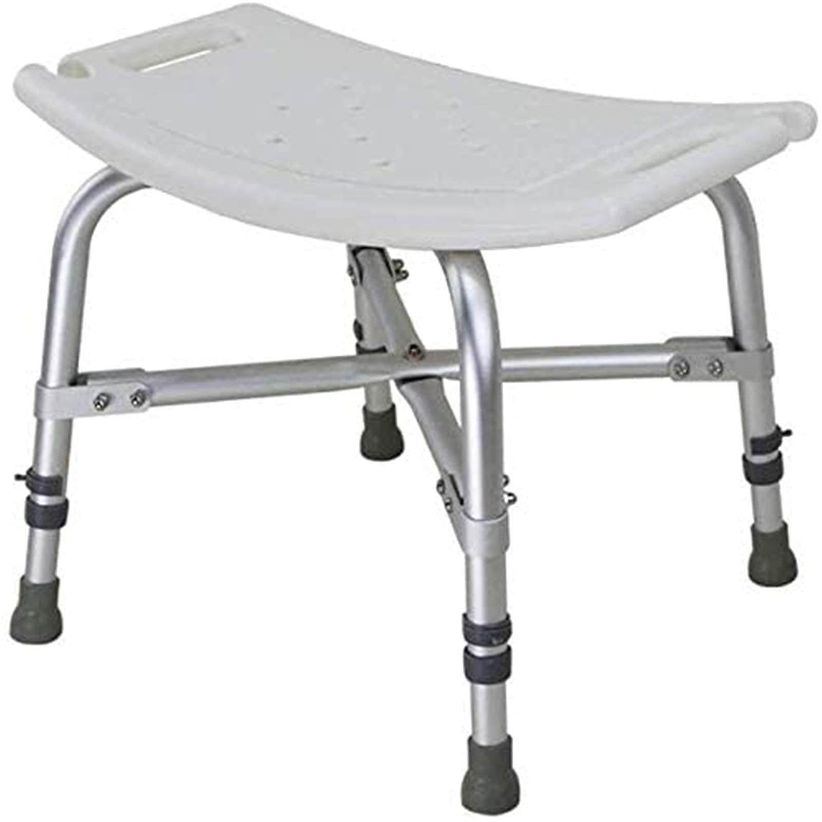 Silla De Ducha Resistente, Silla De Baño, Banco De Ducha Antideslizante De Altura Ajustable, Taburete De Bañera con Apoyabrazos Ocultos Y Respaldo Adecuado para per,R2-Without Backrest