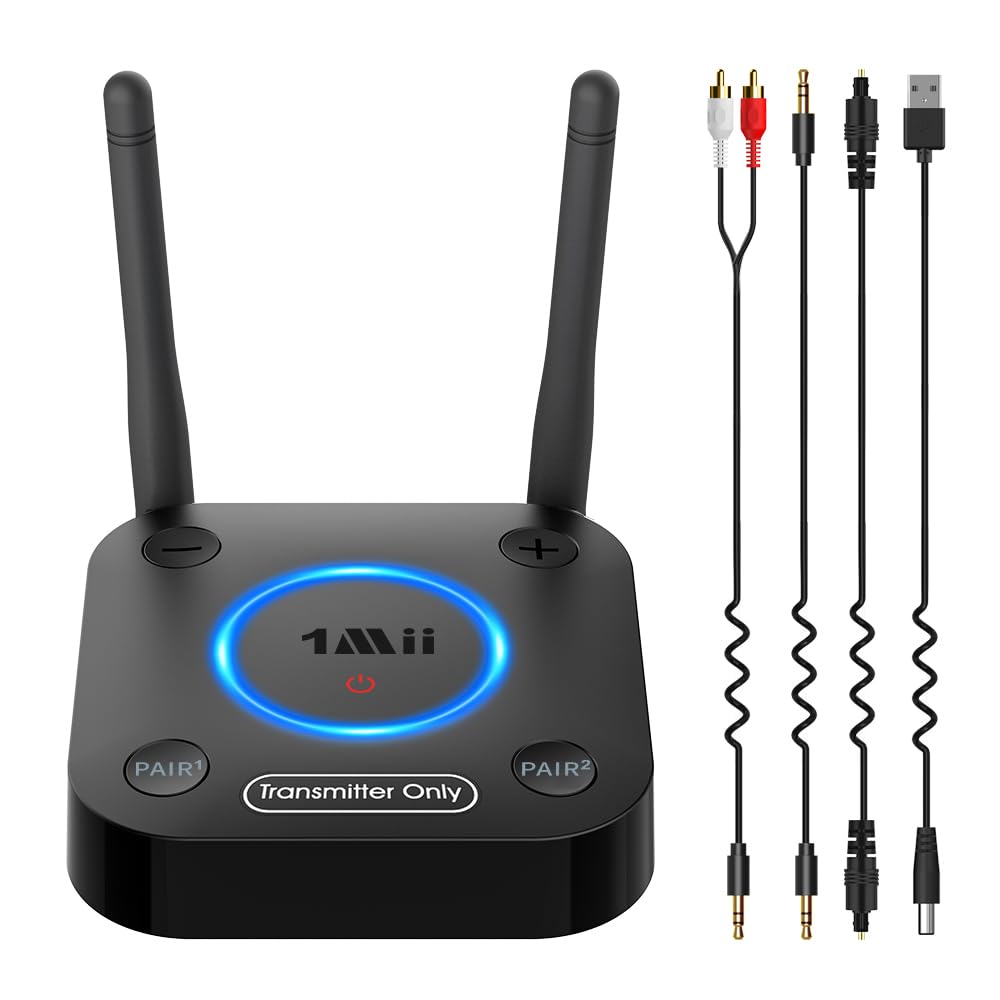 Amazon.com: 1Mii B06TX Bluetooth 5.3 Transmitter for TV to