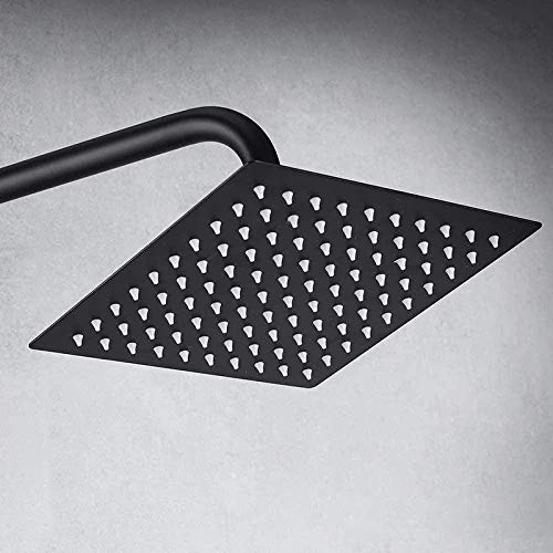 Robinet douche laiton mat noir ensemble colonne de douche complète LWX - 5