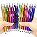 Skoloo Electronic Screen Touch Stylus,14 Pack 2 in 1 Slim Long Click Ink Stylus Ballpoint Pen For Universal Android Touch Screen Tablet Smartphone, Google Nexus, Samsung Galaxy, HTC, Multi-colored