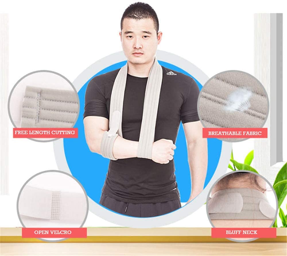 Cabestrillo de brazo para lesiones en el hombro Eslingas de brazo para soporte de brazo de muñeca rota Correa de soporte de brazo ajustable para inmovilizador Soporte de codo de muñeca - Sop
