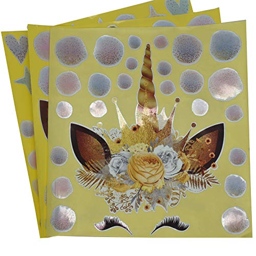 Maydahui 3 Vinilos Decorativos Unicornio 11 pulgadas miniatura 2