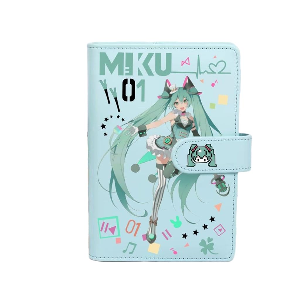 Amazon.co.jp: HIIP 初音ミク MIKU 手帳 マグネットボタン 日記帳 PU