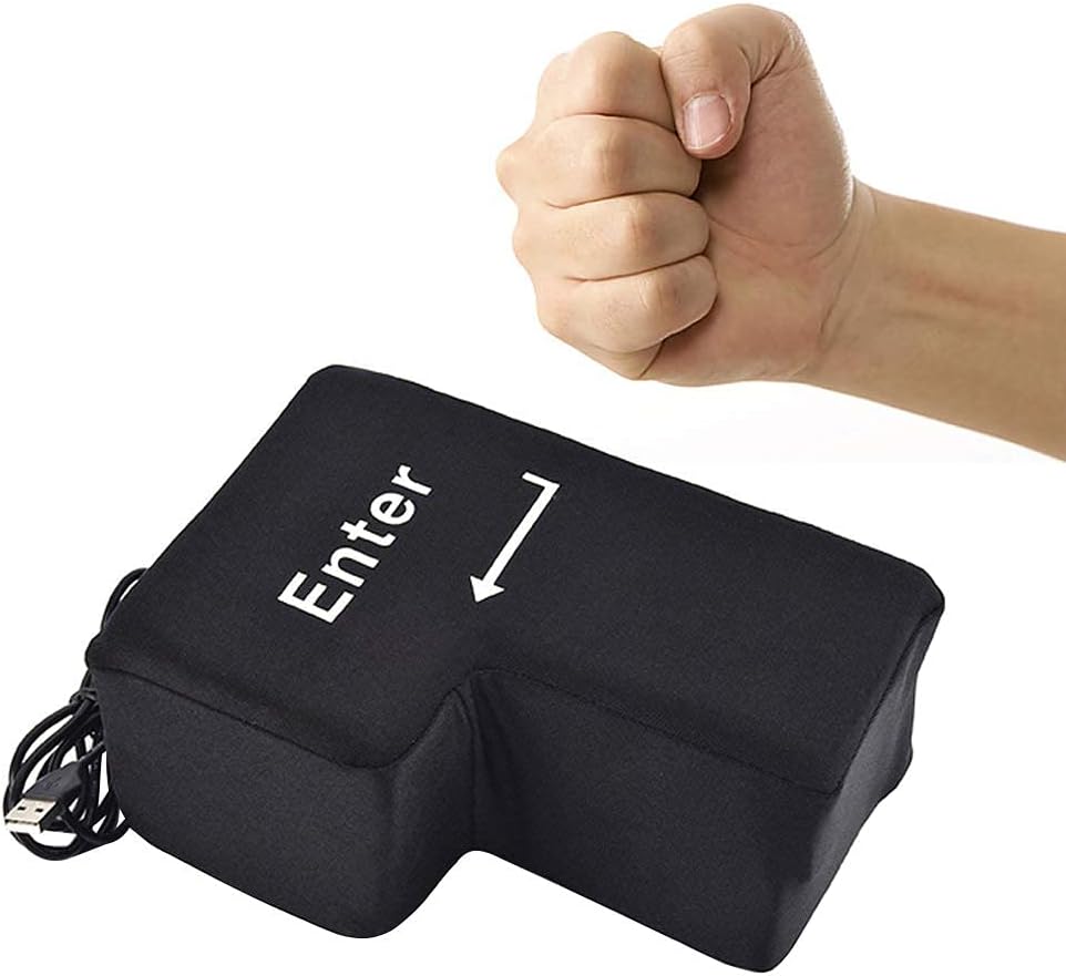 Relaxdays Bürokissen, Aktenordner-Optik, Plüschkissen f. Power Nap im ...