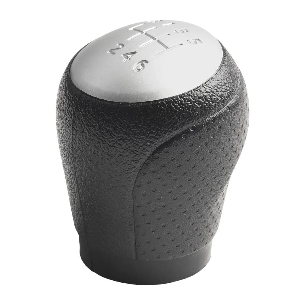 YDXHERTA for Nissan X-Trail T31 for Qashqai J10 2006-2013 Gear Shift Knob Auto Parts 6 Speed Black & Silver Car Accessories Auto Parts