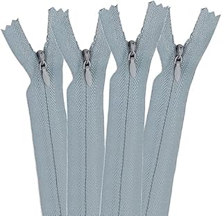 4 zamki błyskawiczne, odzież nylonowy zamek błyskawiczny do szycia, 50 cm / 20 cali zamknięte zapięcia na zamek błyskawiczny, niewidoczny zamek błyskawiczny na topy, spodnie, zamek błyskawiczny,