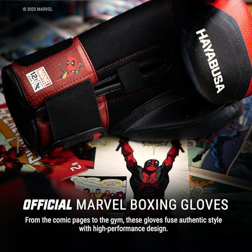 Image of Hayabusa Marvel Classic Boxing Gloves for Men, Women & Kids - Officially Licensed | 16oz 12oz 8oz 6oz Training, Sparring, Bag & Pad Work