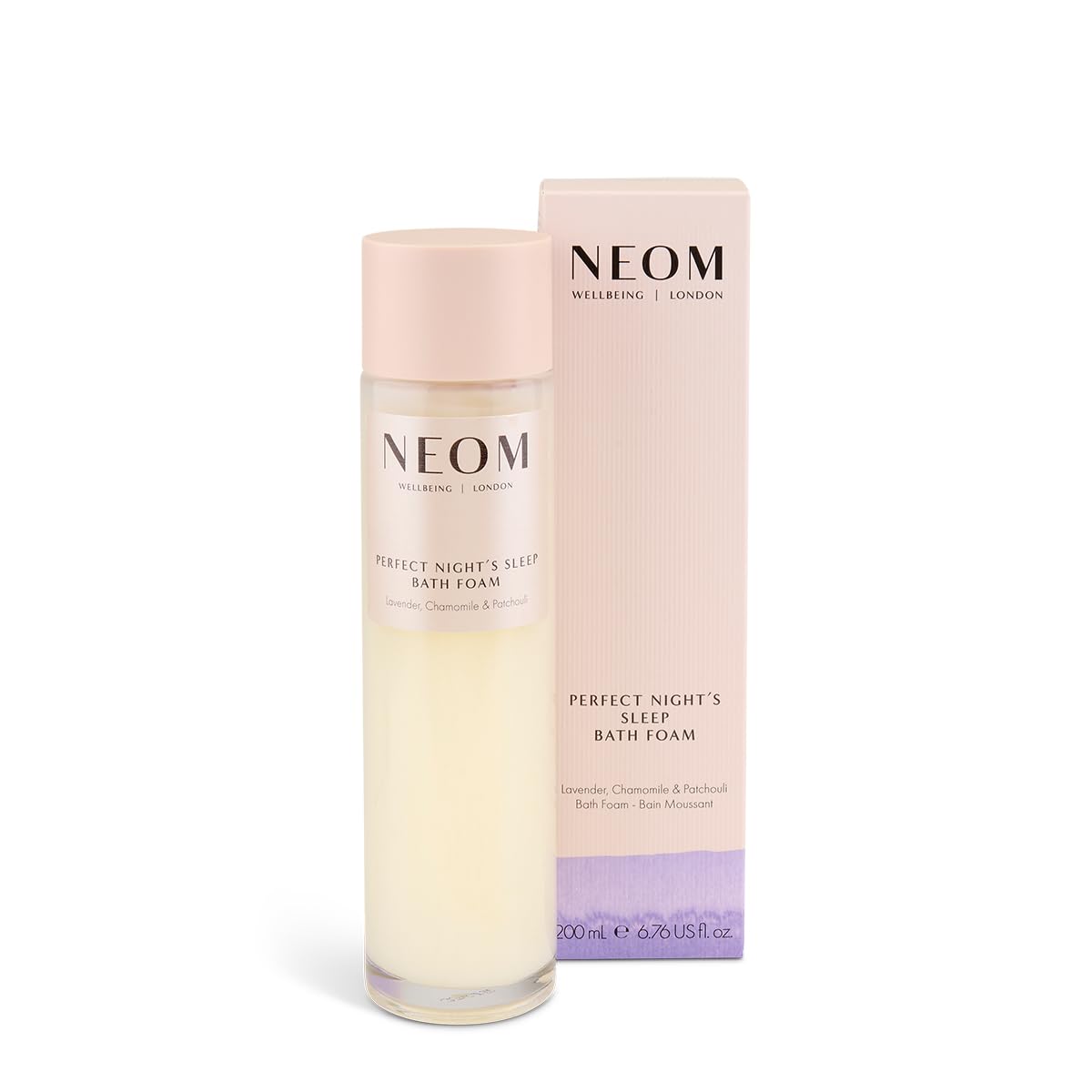 NeomPerfect Night's Sleep Bath Foam 200ml | Lavender, Chamomile& Patchouli