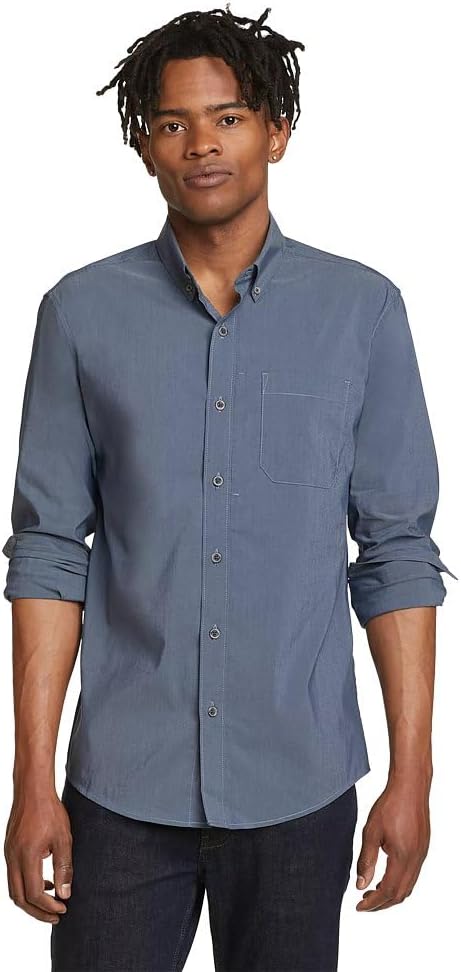 Eddie Bauer Men's Voyager Flex Long-Sleeve Shirt