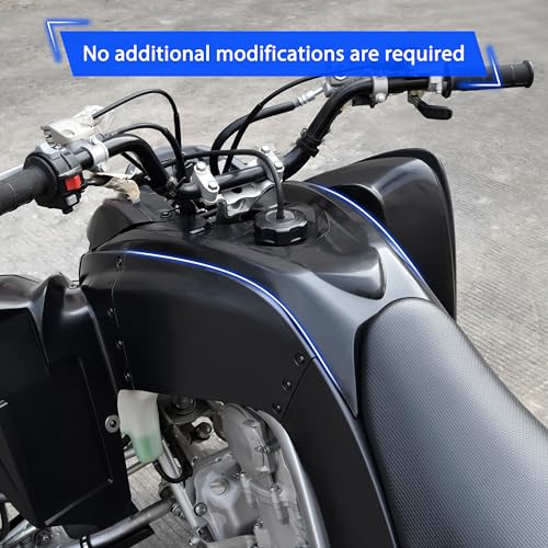 SAUTVS Gas Tank Cover for Yamaha Raptor 700, Plastic Tank Cover Gas Cap Cover for Yamaha Raptor 700 700R 2013-2026 Accessories (1PC, Replace #1PE-F171A-00-00) by SAUTVS - Image 2