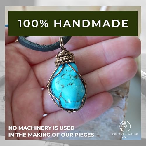 Men's Birthstone Crystal Necklace - Antique Bronze2