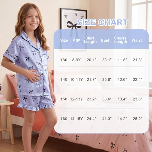 Girls Satin Pajama Set 2-Piece - image 7
