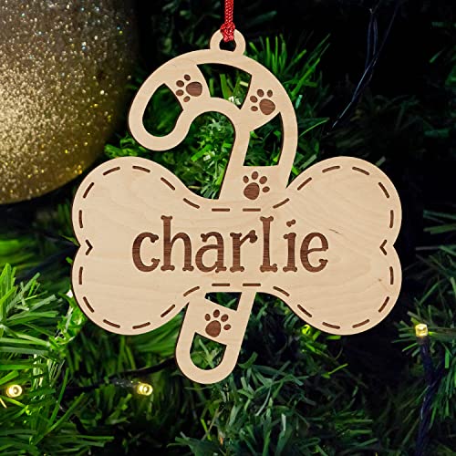 Personalized Dog Ornaments for Christmas Tree w/Pet Name - 4
